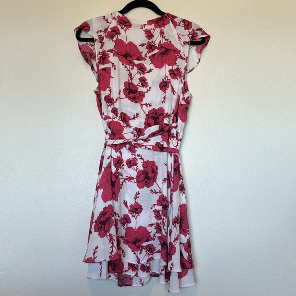 FREE PEOPLE: French Quarter Wrap Mini Dress, size L - Picture 2 of 4